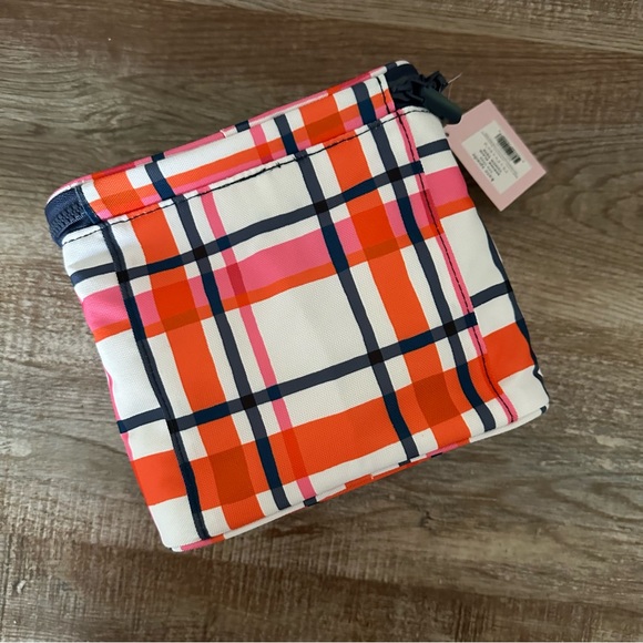 Kate Spade New York Insulated Lunch Tote, Spring Plaid - Picture 9 of 9
